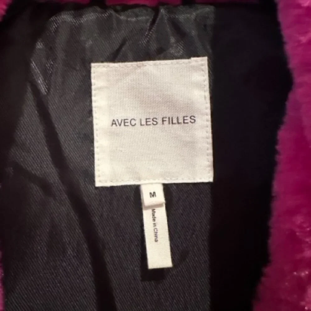 NWT - Avec Les Filles - Faux Fur Coat - HOT PINK - Picture 3 of 6